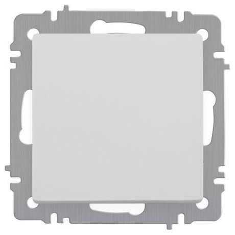 Выключатель одноклавишный, в рамку (скрытого монтажа) белый 10А 250В винтовые зажимы Intro Accent 6-101-01 - Б0063469 ЭРА