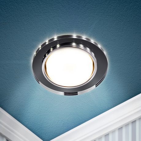 Встраиваемый светильник со светодиодной подсветкой DK LD51 BK GX53 черный - Б0057468 ЭРА