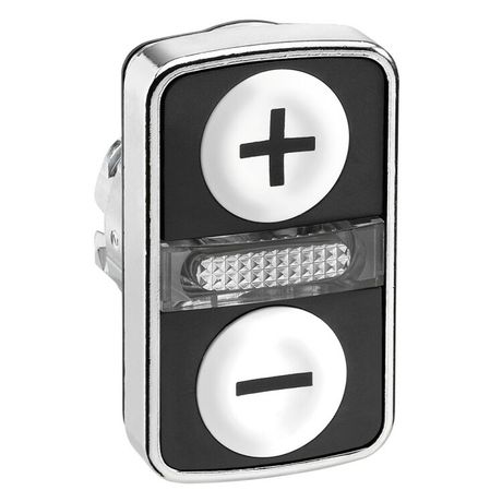 ГОЛОВКА КНОПКИ ДВОЙНАЯ С МАРКИРОВК + LED ZB4BW7A1715 | Schneider Electric