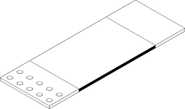 Шина медная гибкая ШМГ 50х(100х0,2мм) 0,5м IEK | YBG10-50-100-D02-D05
