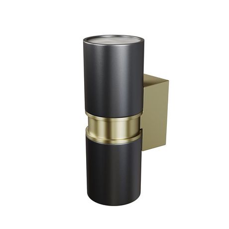 Светильник настенный (бра) Outdoor Bowery IP 54 GU10х2х50W Черный - O582WL-02B Maytoni