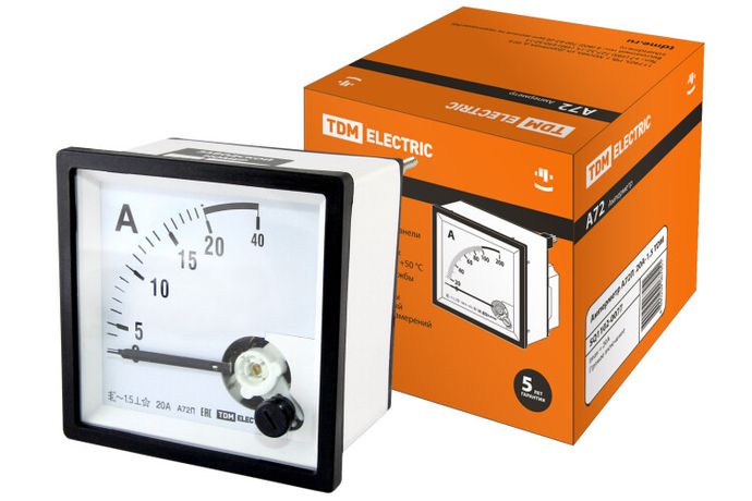 Амперметр А72П 20А-1.5 | SQ1102-0077 TDM