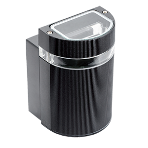 Светильник садово-парковый Enigma настенный архитектурный, GU10, 100*105*155mm, 170-240V / 50Hz, 1xMax.50W, IP54 | GD160 Gauss