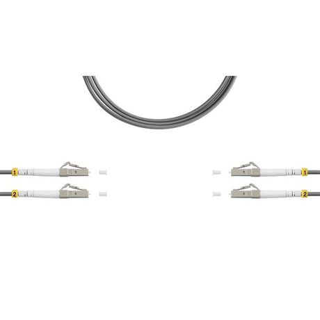 Патч-корд ВО MM(OM1), LC/UPC-LC/UPC, 3.0мм, duplex, LSZH, 3м | 09-12108 SUPRLAN Net.on