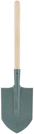 Лопатка туристическая 145х210х580мм с деревянным черенком 77232