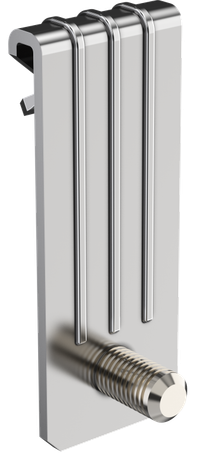 Зажим балочный верт. 1-5мм с винтом М6х10 HDZ | CME21-BZV-06-HDZ IEK