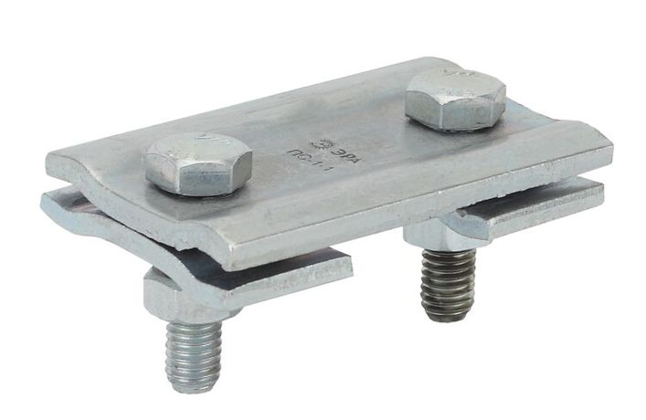 Зажим плашечный ПС-1-1 (5,5-8,6 мм2) 2 болта (6/30/1200) | Б0038780 ЭРА