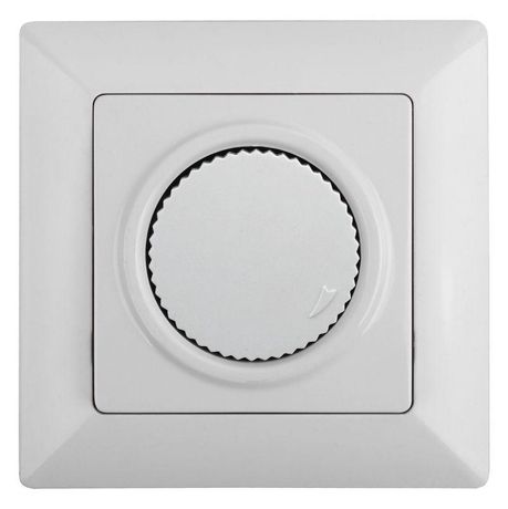 Светорегулятор поворотный СП 600Вт 230В Solo бел. 4-401-01 Intro Б0043396 ЭРА