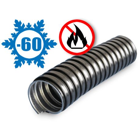НГ 38 УХЛ1 d38мм без протяжки морозостойкий (уп.20м) ГОФРОМАТИК zeta42316 Металлорукав в ПВХ изоляции МРПИ ЗЭТА