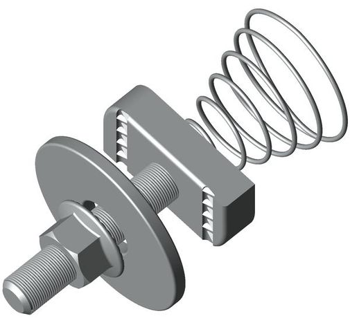 Комплект соединительный 8х60 для STRUT-профиля с конусной пружиной TDZ | ksst8x60-TDZ EKF