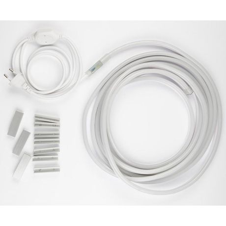Комплект светодиодной ленты ULS-N21 5M/6500K/1.5M IP67 RRP40C00 длина 5м дневной бел. свет (6500К) сетевой шнур 1.5м Uniel UL-00006685