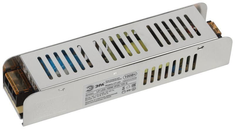Блок питания для светодиодной ленты LP-LED 100W-IP20-12V-S - Б0061123 ЭРА