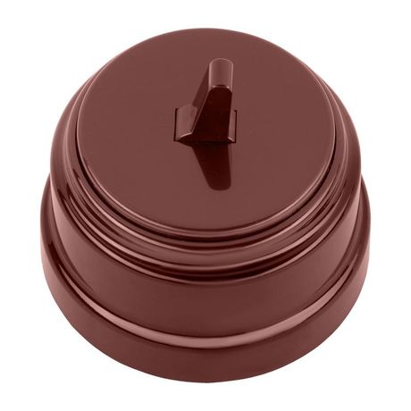 Выключатель 1-кл. тумблерный ОП РЕТРО 10А Bylectrica А110-2203 коричневый