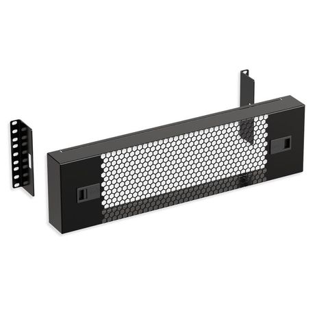 Экран защитный 3U. перфорированный 19 дюймов. черный RAL 9004 SYSMATRIX PS 0300.9000