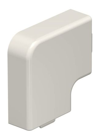 Крышка плоского угла кабельного канала WDK 15x40 мм (ПВХ,кремовый) (WDK HF15040CW) | 6161227 OBO Bettermann