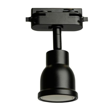 Светильник трековый на шинопровод ДПО GU10 без лампы черный - 51667 FERON