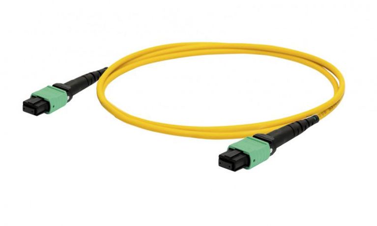 FHD-MC3-9-MPOF12/AS-MPOF12/AS-A-15M-LSZH-YL Патч-корд волоконно-оптич. МРО (мама)-МРО (мама), тип A, 12 волокон, 9/125 (OS2),LSZH | 358853 Hyperline
