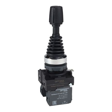 Джойстик OptiSignal D22 C5-J2-220 пластик. 2 положения 2НО без фиксации КЭАЗ 380110 КЭАЗ арт. 380110