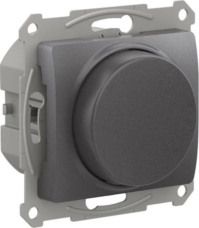 Механизм светорегулятора поворотно-нажимного Glossa LED RC 315Вт графит SchE GSL001330 APC