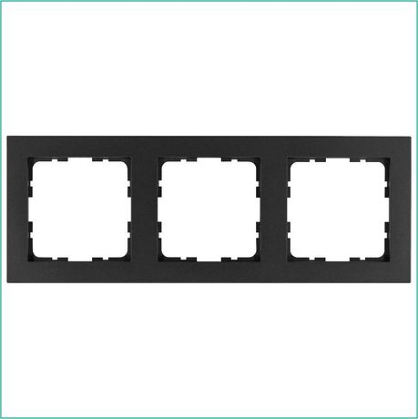 Рамка G-Classic 3-постовая, цвет Антрацит - G1003B Jasmart