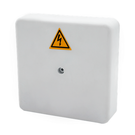 Коробка распределительная огнестойкая КРОПС-П2, IP41, 100х100х44 мм, сечением до 6 мм2, 4 клеммы | FRJB-KM-P2-6-04-КРОПС-G-IP41 КМ-профиль KR0034