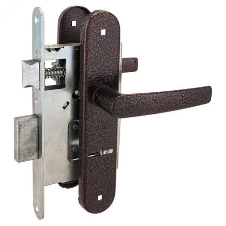 Замок врезной Птимаш ЗВ9-408 медь с/руч - 10729 ПТК