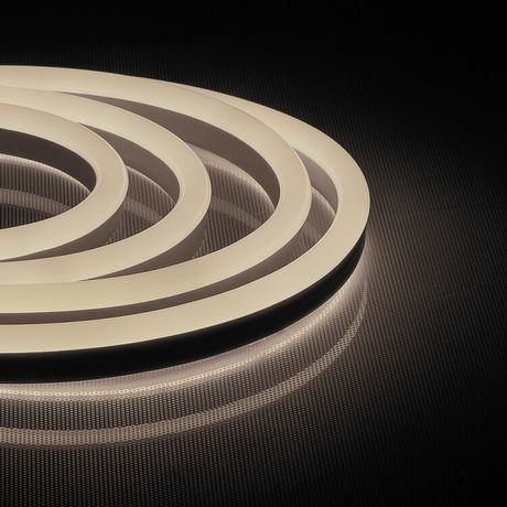 Лента светодиодная 120SMD(2835)/м 9.6Вт/м 220В IP67 3000К LS720 с 1 сетевым шнуром заглушкой коннектором в комплекте (уп.50м) FERON 29561