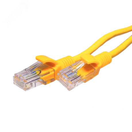 Патч-корд SUPRLAN U/UTP Cat.5e 4x2 26AWG (7x0.16mm) Cu LSZH желтый 3м | 10-0164 Net.on