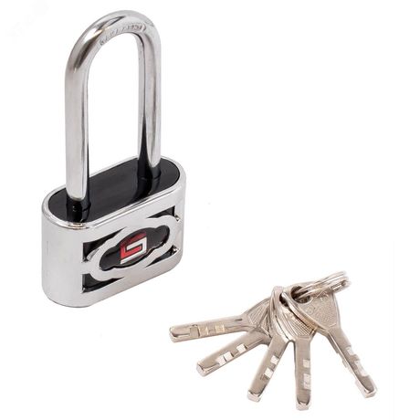 Замок навесной БУЛАТ ВС 3-П40-01 ПЛ стальной 5кл. d=6мм - 13649 ПТК