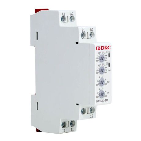 Реле контроля тока, тип DRC, 0.8-8А, конфигурация контакта 1CO, 24-240 AC/DC | DRC-C8-1-240 DKC ДКС