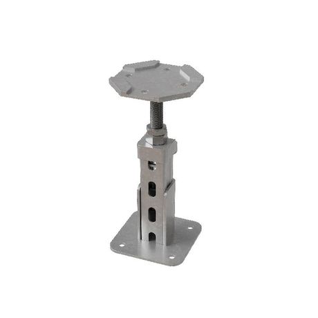 Стойка фальшпола регулируемая 41х41 L375 SFR41-375 регулировка 350-400мм КМ LO48759 КМ-Профиль