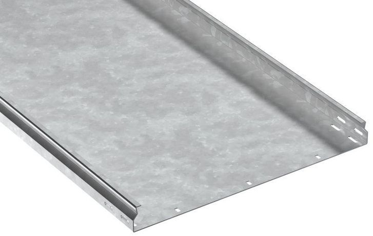 Лоток листовой неперфорир. 50х500 L2500 сталь 2.0мм HDZ ESCA 7 IEK CLN10-050-500-200-D25-HDZ
