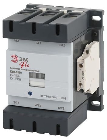 Контактор КТИ-5150 PRO KKT50-150-230-10-E 150А 230В/АС3 | Б0054922 ЭРА