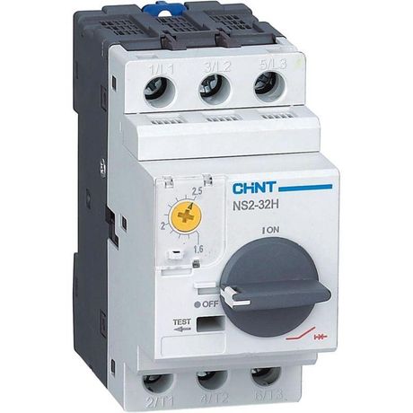 Выключатель автоматический защиты двигателя NS2-32H 0.63-1А с поворотной ручкой (R) | 253596 CHINT