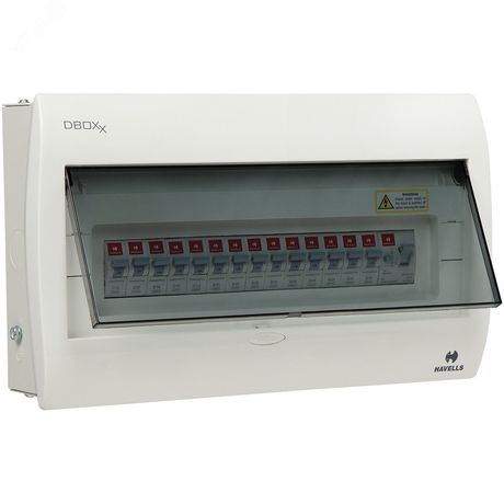 Щит распределительный встраиваемый ЩРв-16 IP42 металлический прозрачная дверь DBOXx - 7701649 ССТ