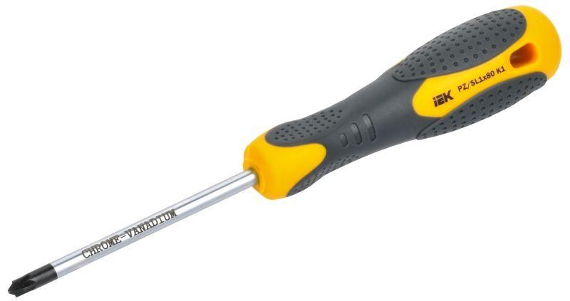 Отвертка PZ/SL1х80 ARMA2L 3 K1 | A2L3-SC10-K1-ZS-10-080 IEK