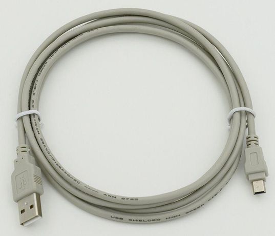 Кабель USB A(m) mini B (m) 1.8м сер. 30157