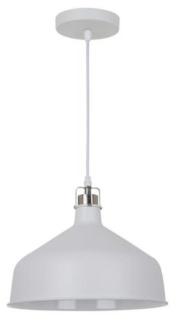 Светильник PL-425L С71 подвес. Amsterdam 1хE27 60Вт 230В бел.+хром Camelion 13031