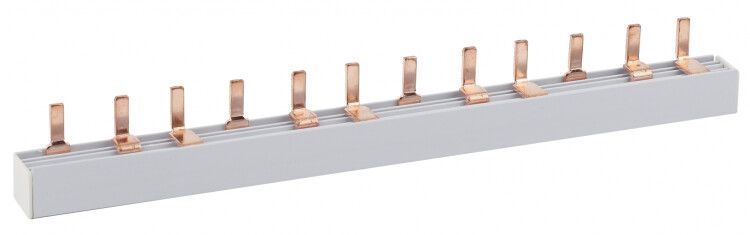 Шина соединительная типа PIN NO-222-04 для 2-ф нагр. 63А 54 мод. | Б0033382 ЭРА