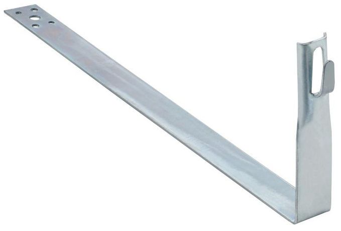 Держатель проводника круглого 6-8мм черепичная кровля L=380мм оцинкованная сталь HDZ IEK - ZDP80-14-5-68-380