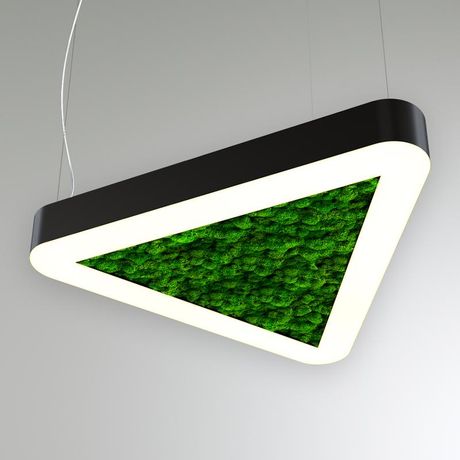 Светильник светодиодный RVE-LBX-MOSS-TRIO-SOFT-1600-N (Треугольник закругл. с отв. 1600х1424х100мм S80мм 119Вт Накладной 4000К Белый) - RVE00002214 RVElektro