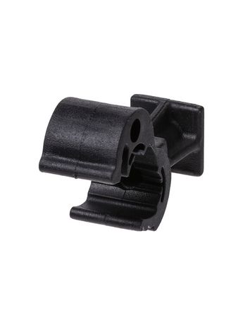 Держатель для гор. и верт. поверхностей, полимер. фикс. с защелкой прута Ø8-10 мм, выс.25 мм | SQ2402-3230 TDM