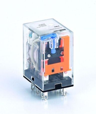 Промежуточное реле 2 конт. с LED инд. и TEST функ. 5А 12В DC ПР-102 | 23837DEK DEKraft APC