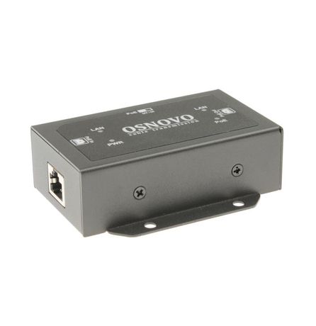 Удлинитель PoE 10M/100M/1000M Gigabit Ethernet до 700м (потребуется 6 устройств). - 00-00014482 OSNOVO OSNOVO арт. 14482