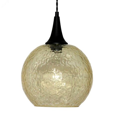 Светильник "Винтаж" 245 НСБ 72-60 М56 Лунный янтарь/шнур черн. | 1005404265 Элетех