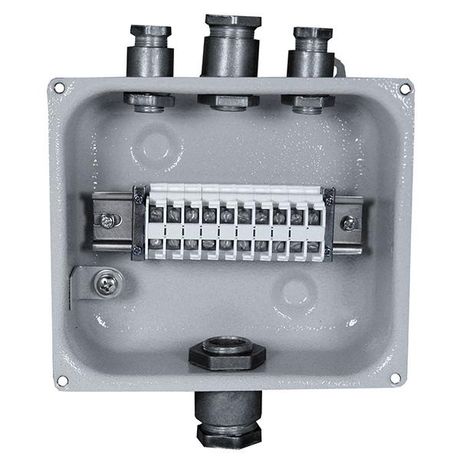 Коробка клеммная У-614 У2 10 клемм IP65 (метал. вводы) Электротехник ET000483