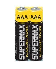 Элемент питания LR03 (ААА) 1.5V Alkaline 2S в шринке Supermax - SUPLR032S Космос