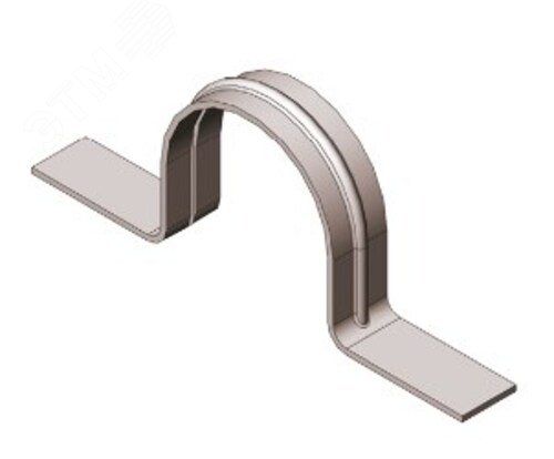 Скоба металлическая К146 двухлапковая гальванопокрытие - П0000005339 Завод ЭМИ Курган