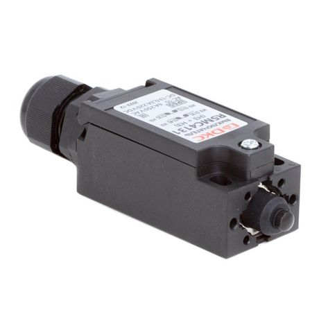 Выключатель концевой с двумя нормально закрытыми контактами (NC+NC) исполнение кнопкой DKC R5MC4131 ДКС