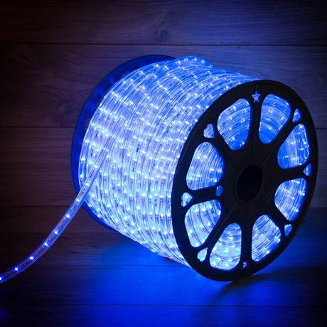 Шнур светодиодный Дюралайт фиксинг 2Вт 36LED/м син. (уп.100м) Neon-Night 121-123